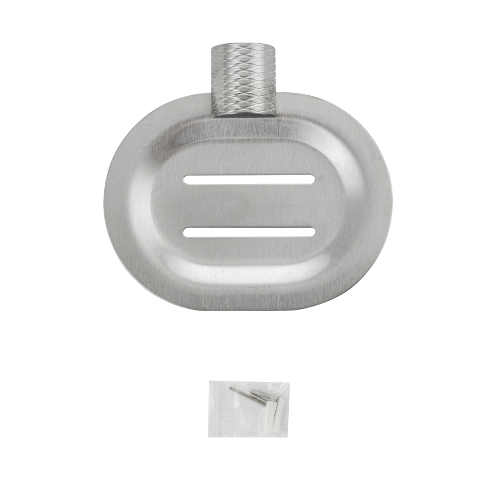 GFmark - Мыльница металлическая, литая, из нержавеющей стали с резным креплением, код: 81395  - Вид №4