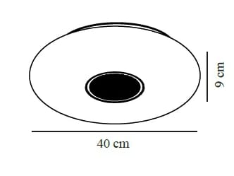 Пластиковый настенный светильник / потолочный светильник Nordlux DJAY SMART COLOUR ARCH-00024208 - Вид №10