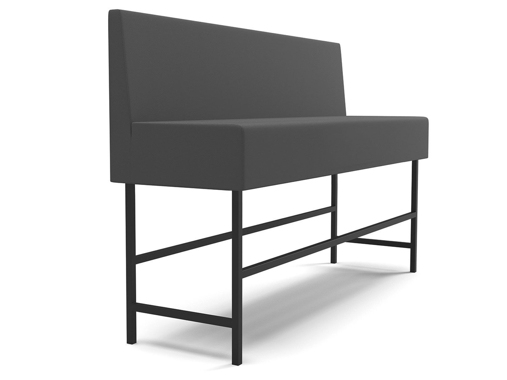 Высокая скамейка из ткани со спинкой Domingo Salotti Lizzy 2 ARCH-00106289 - Вид №1