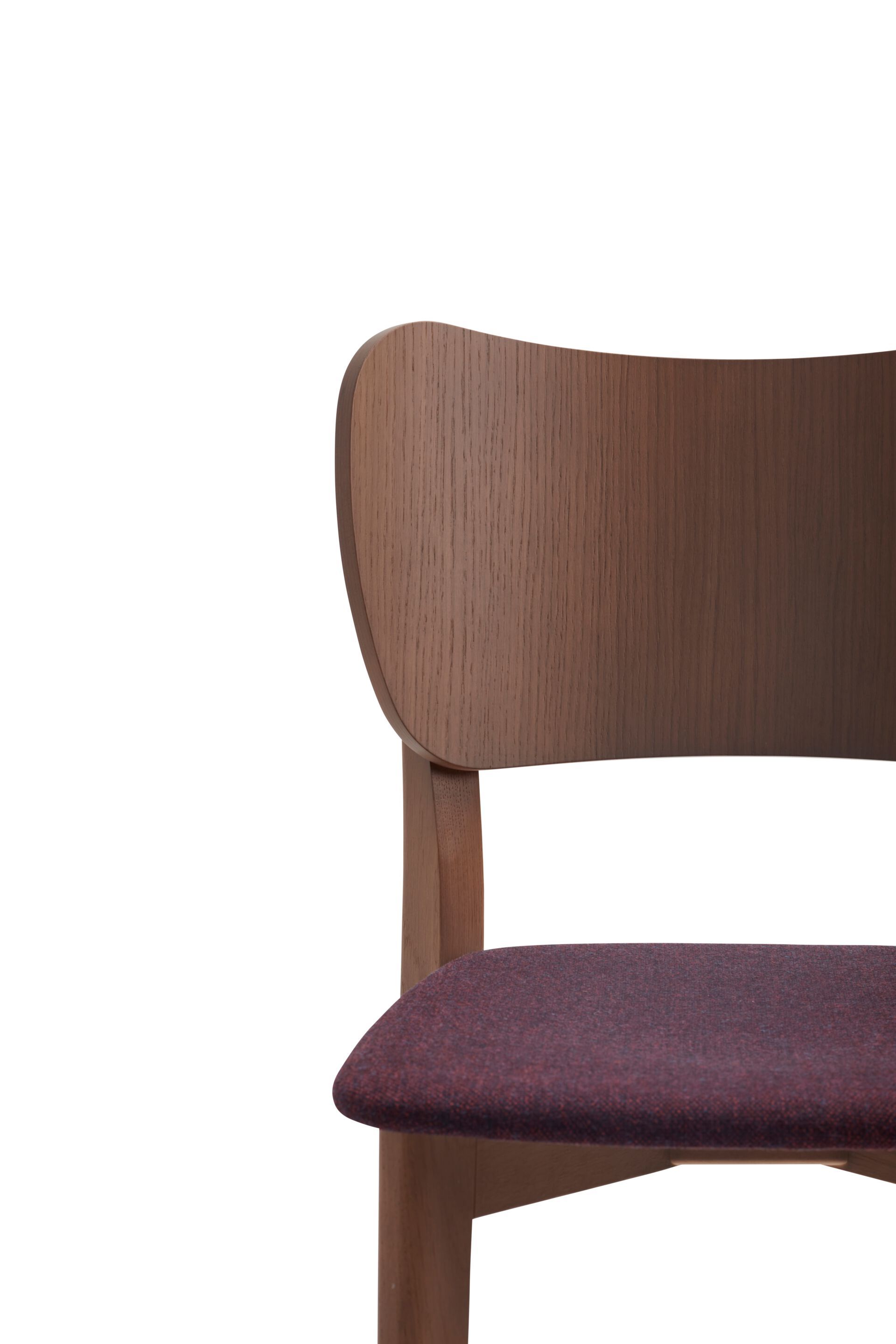 Высокий стул из бука с мягким сиденьем Origins 1971 RAMI 343 ARCH-00048654 - Вид №1