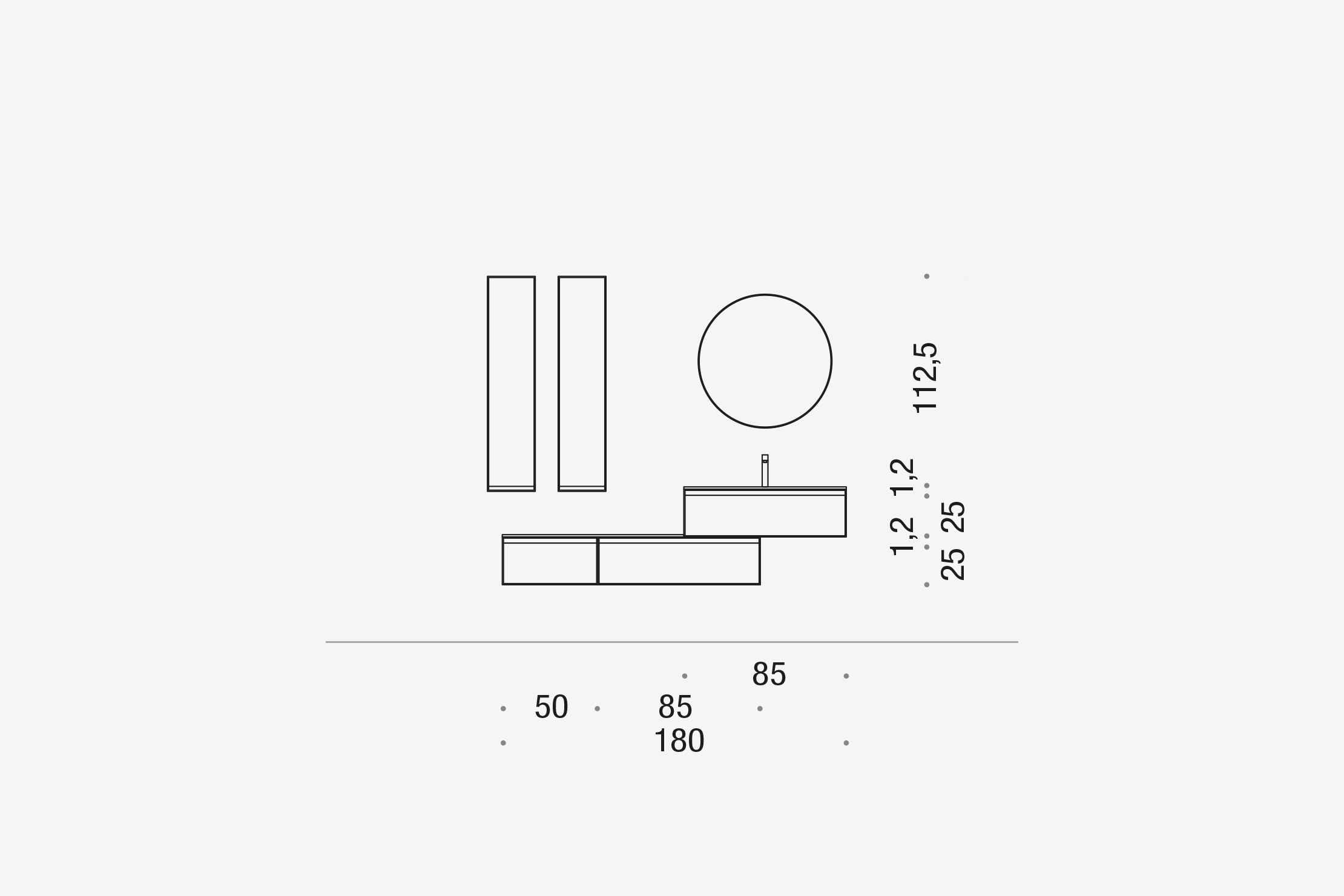Комплект мебели 11 Arcom Shape STARC132 - Вид №4