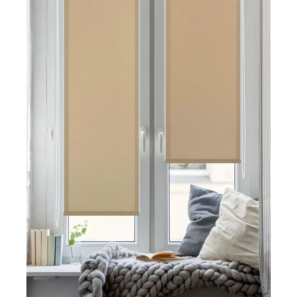 Штора рулонная Stars 50x160 см светло-коричневая 86283564 STLM-2024739 GARDEN - Вид №4