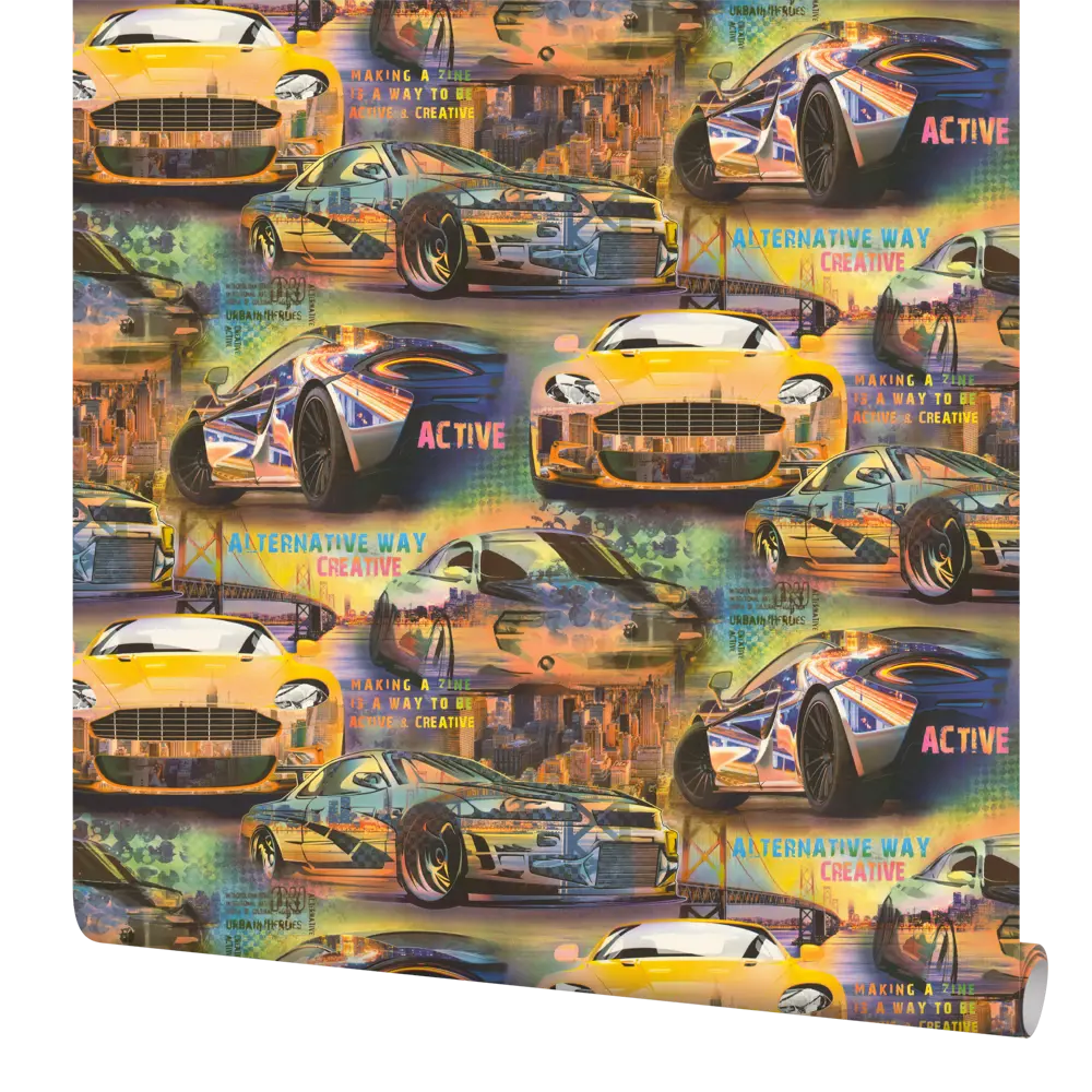 Обои флизелиновые Palitra Family Energies желтые 1.06 м FM71728-36 STLM-2180753