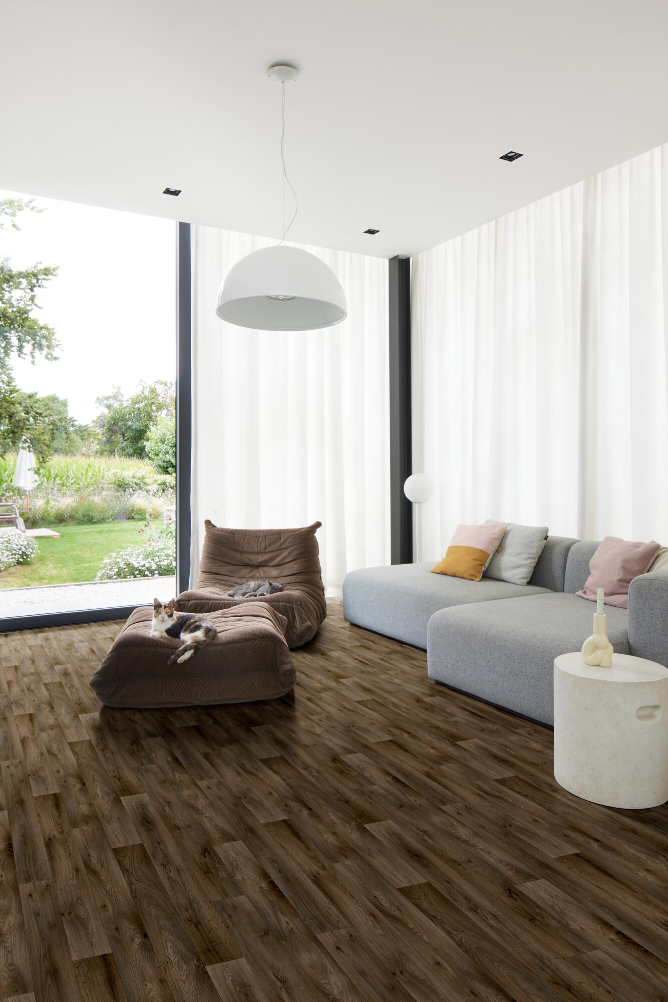 Нескользящий виниловый пол с эффектом дерева BEAUFLOR Polaris ARCH-00037639 - Вид №2