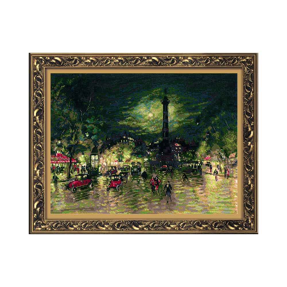 1699 Набор для вышивания Бастилия по мотивам картины К. Коровина 30 х 40 см RIOLIS Сотвори Сама 