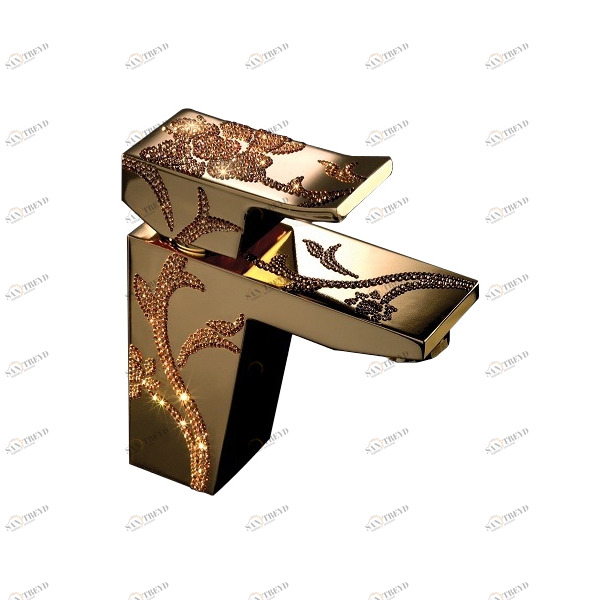 Смеситель для раковины с клапаном клик-клак 61.004G MAIER LUXURY 61004G