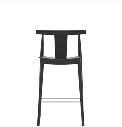 Andreu World Табурет из бука со спинкой и подставкой для ног Smile Bq0337-bq0348 - Вид №10