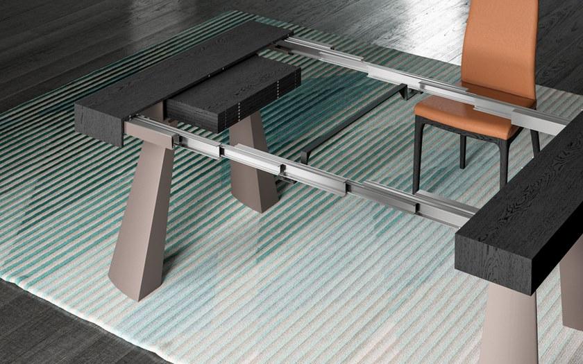 Ozzio Italia Выдвижная прямоугольная деревянная консоль  T028  - Вид №5