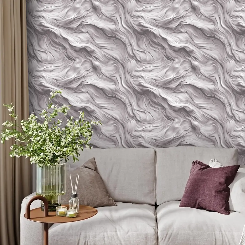 Erismann Mira: Флизелиновые обои фиолетовые с рельефной текстурой 89375362 STLM-0834723 - Вид №3