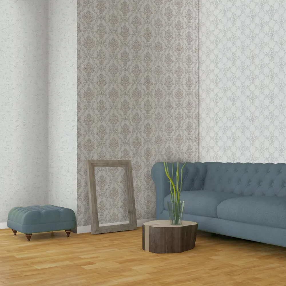 Обои бумажные Московская Обойная Фабрика Жанет серебристые 0.53 м 234762-5 STLM-2083481 - Вид №3