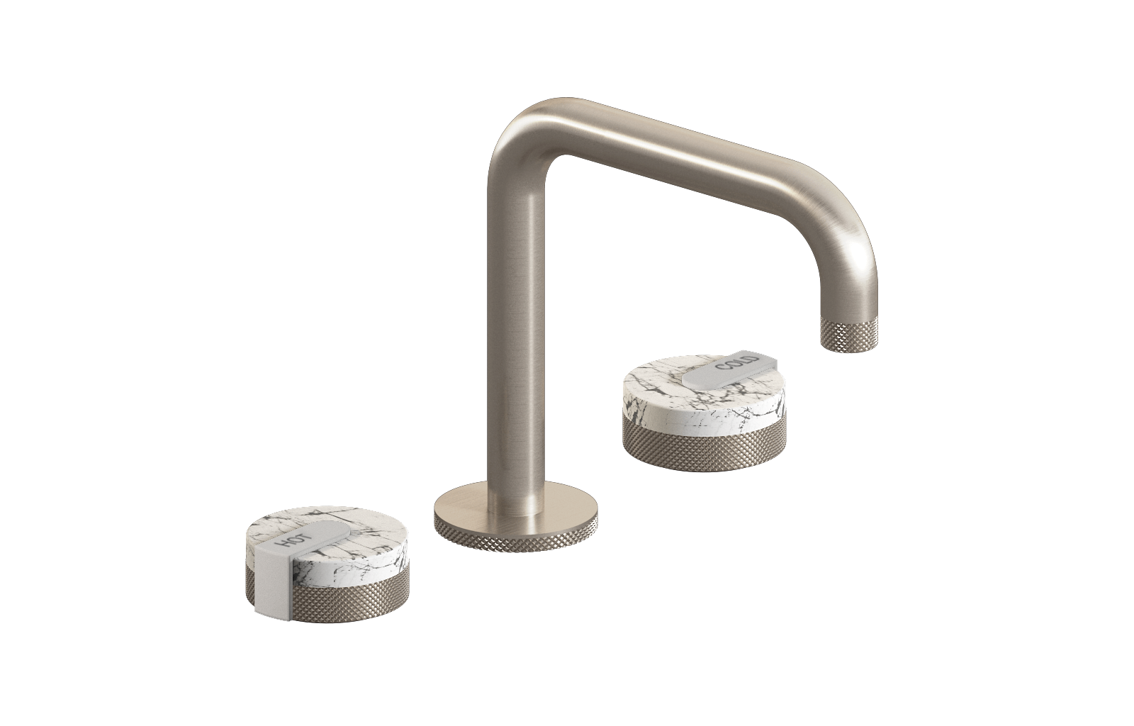 E-11511-R2MW-L1WT-BNi Смеситель для умывальника на 3 отвертия GRAFF MOD+