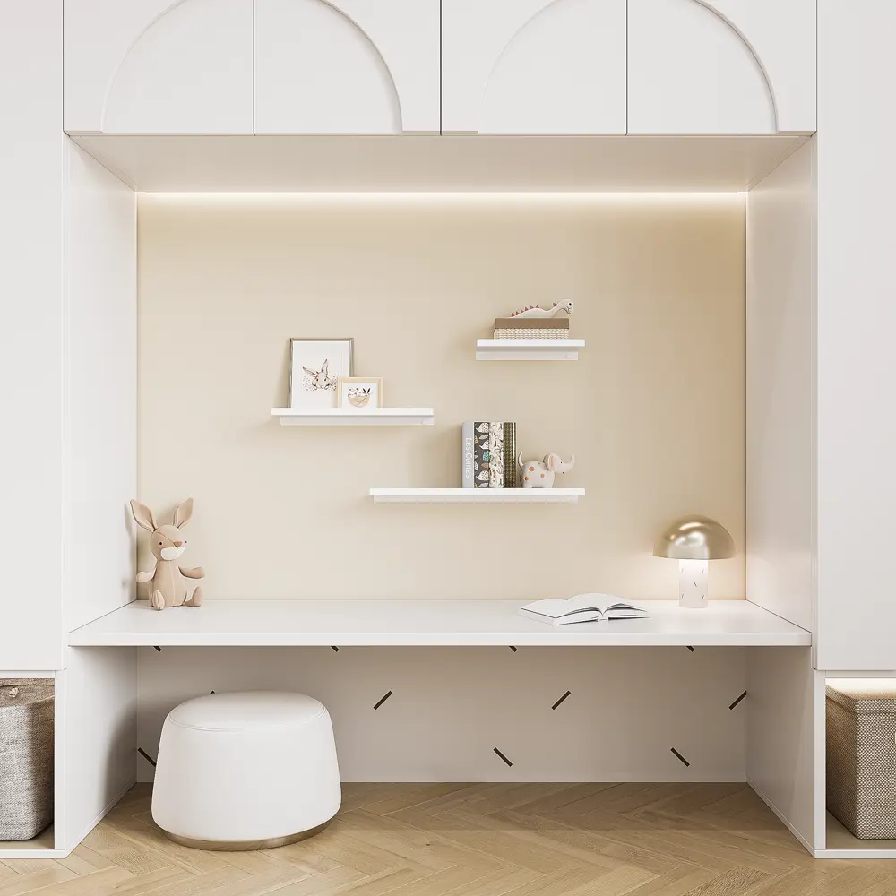 Настенная полка 33x12 см металл цвет черный KONSENSA STLM-2067496 - Вид №6