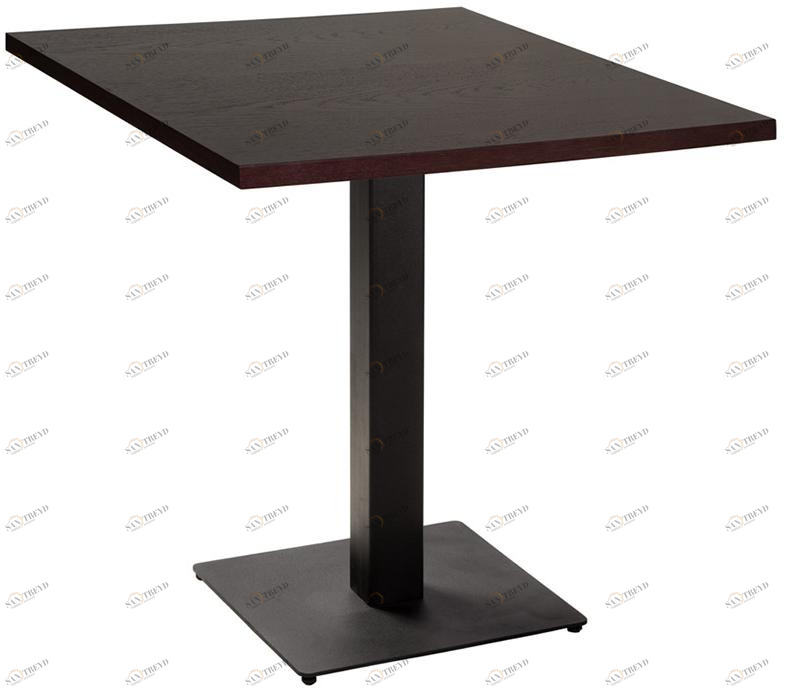 2658 Стол Квадро Venge 70*70 R-HOME 160428+401118_венге