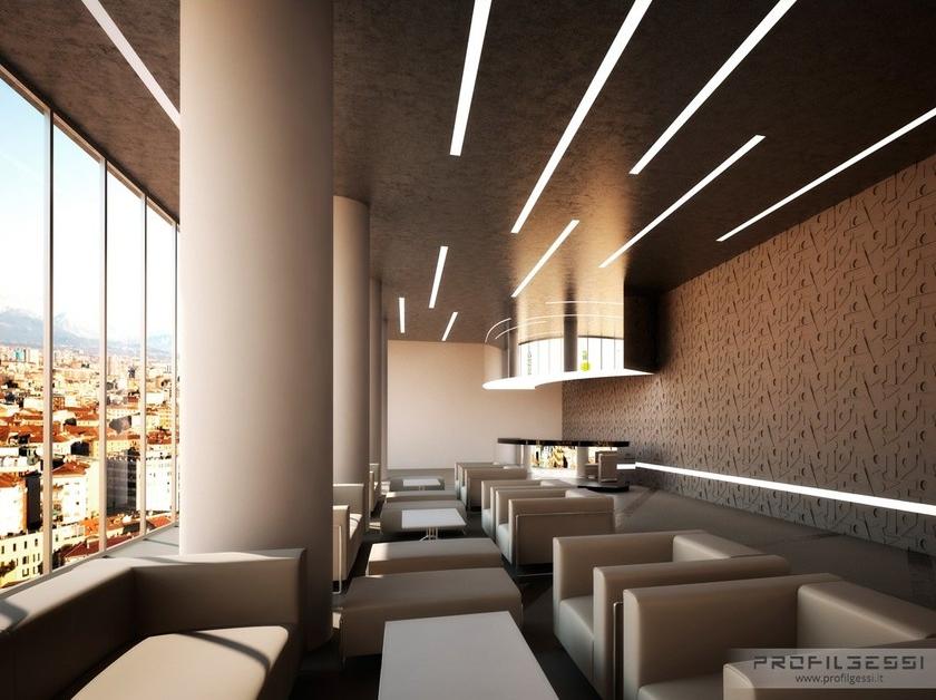 Profilgessi 2 плоских светодиодных профиля с отраженным светом Illuminazione sun-id-1432786 - Вид №8