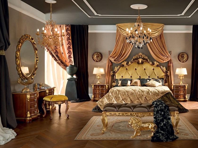 Modenese Gastone Двуспальная кровать с высоким изголовьем с тафтинговым изголовьем Bella vita sun-id-1458081 - Вид №4