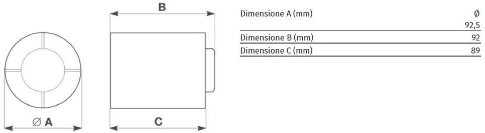 Vortice Прямоточный осевой вентилятор Punto ghost 11110 - Вид №3