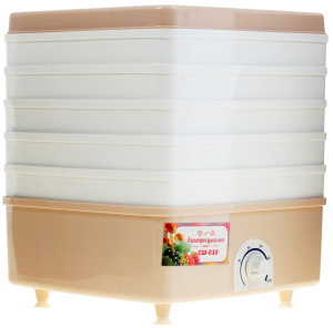1088119 Сушилка для овощей и фруктов Чудесница-Люкс СШ-010 бежевый