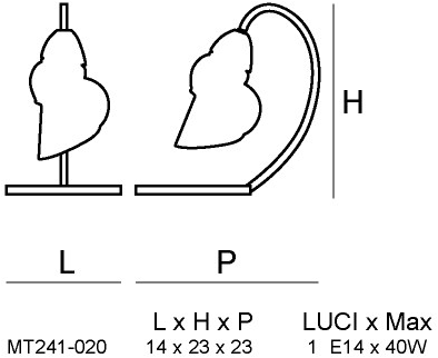 Siru Настольная лампа из муранского стекла Chiocciola sun-id-1440174 - Вид №1