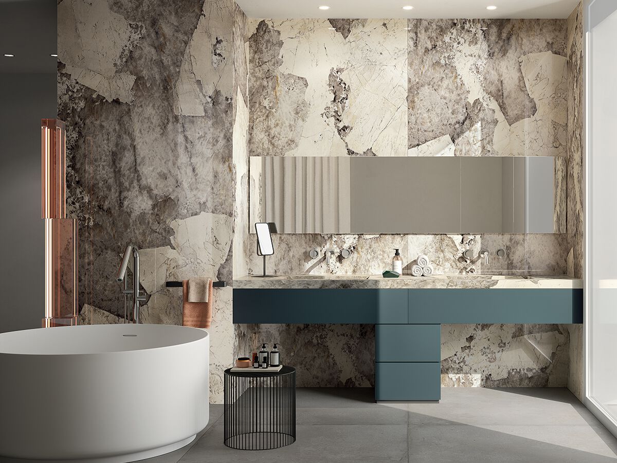 Пол / керамогранит с мраморным эффектом CERAMICA FONDOVALLE Infinito 2.0 ARCH-00055595