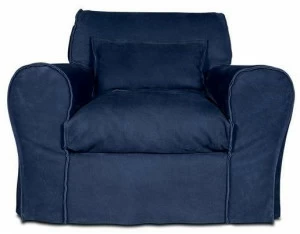 BAXTER Кожаное кресло с подлокотниками Housse