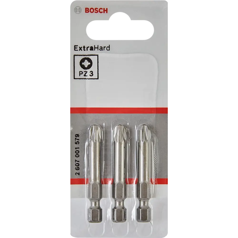 Бита крестовая Bosch Extra Hard 2607001579 PZ3x49 мм, 3 шт. 83433301 STLM-2077397 BOSCH PROFESSIONAL  - Вид №1