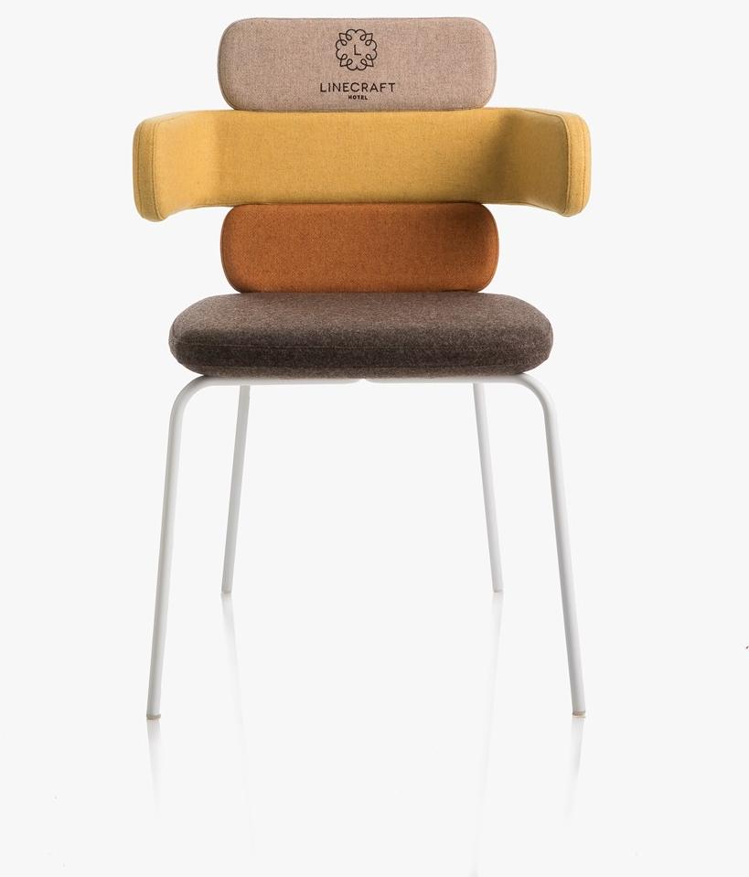 Luxy Стул из ткани с подлокотниками Cluster sun-id-1394125 - Вид №3