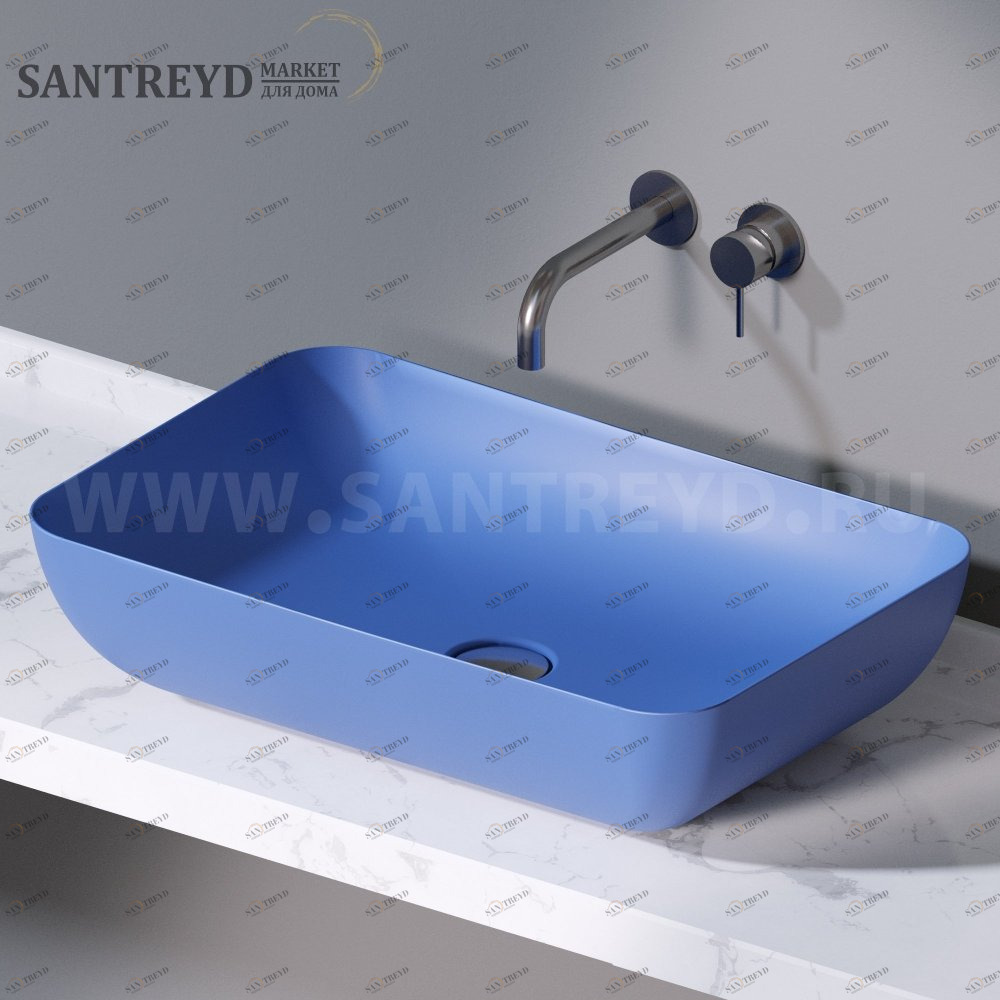 L603140 Накладная раковина на столешницу  прямоугольная A. e T. Italia ELITE AeT ITALIA