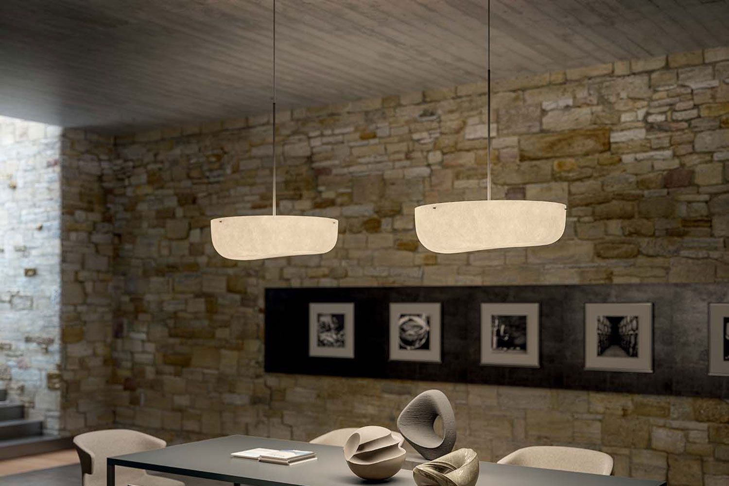 Подвесной светильник из стекловолокна Quadrifoglio Group Design Lighting ARCH-00009973 - Вид №2