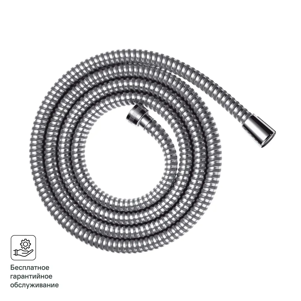 Шланг для душа Hansgrohe Metaflex 28266000 1.6 м ПВХ цвет хром 10252615 STLM-2032529 