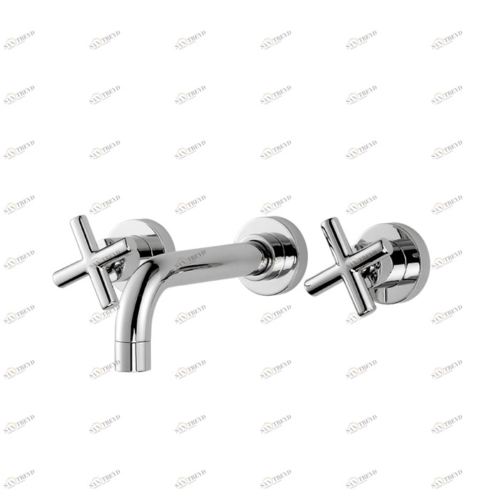 F5321/5 Смеситель для раковины на 3 отверстия настенный FIMA CARLO FRATTINI Maxima 