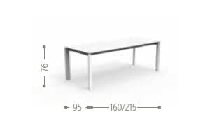 Алюминиевый выдвижной садовый стол Talenti ARCH-00079587 - Вид №8