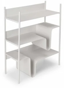 True Design Книжный шкаф из листового металла Wave Wa5812+wa7890