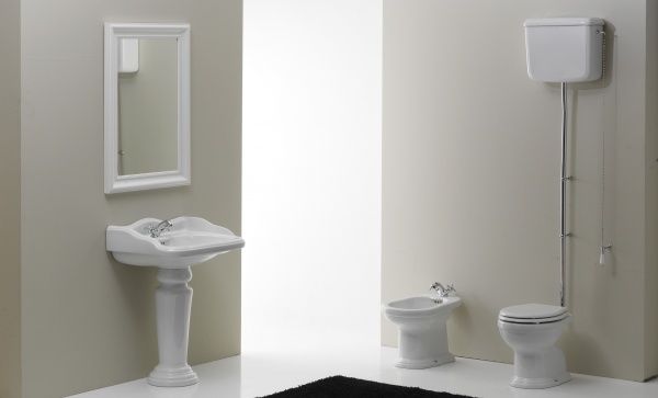 KLR Пьедестал для раковины круглая Neroceramica 