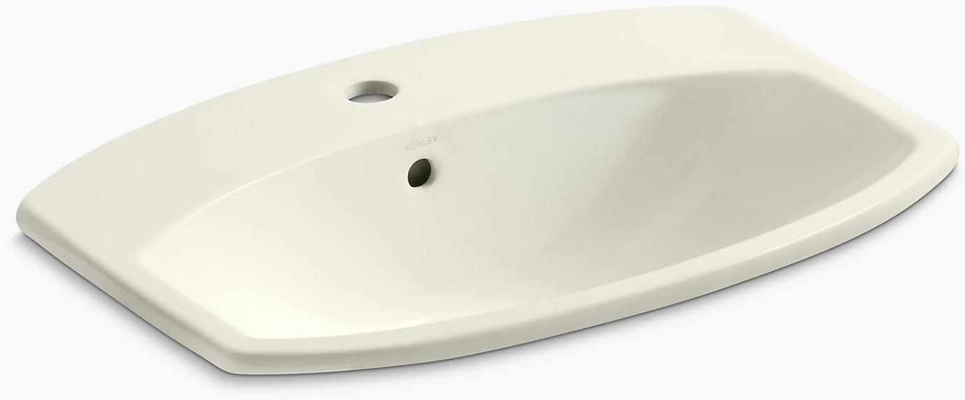 K-2351-1-96 Накладная раковина на столешницу  прямоугольная Kohler 