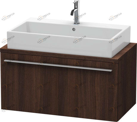 XL540305353 Тумбочка для компактной консоли X-Large #XL5403 900 x 478 мм Каштан темный, декор Duravit