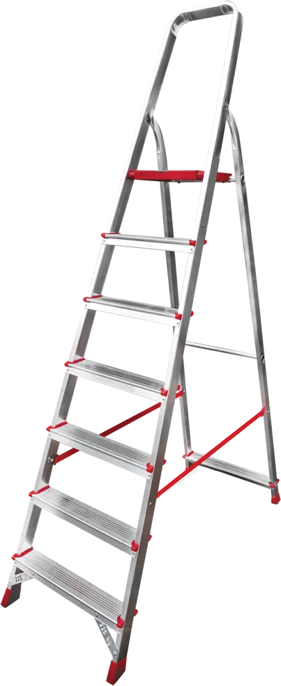 Стремянка Новая Высота Артель 3110 - 7 ступеней для комфортной работы на высоте 82695048