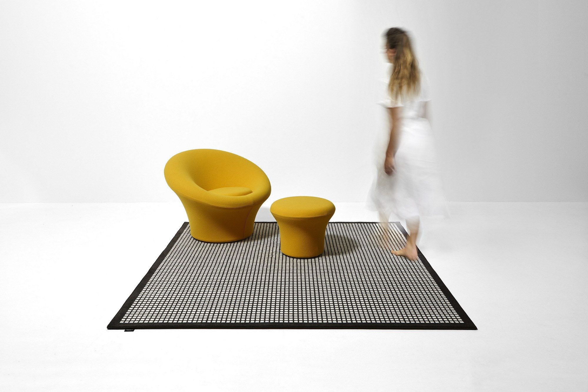 Квадратный бархатный ковер Antoniolupi Tramato ARCH-00056163 - Вид №1