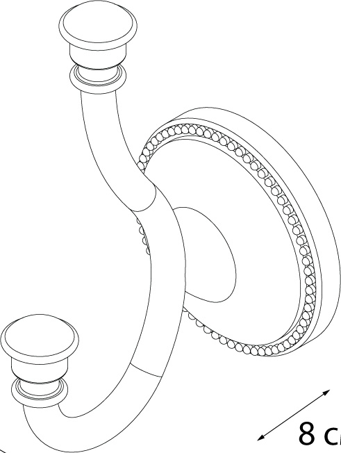 9505 Крючок двойной GR- GRAMPUS ALFA - Вид №2