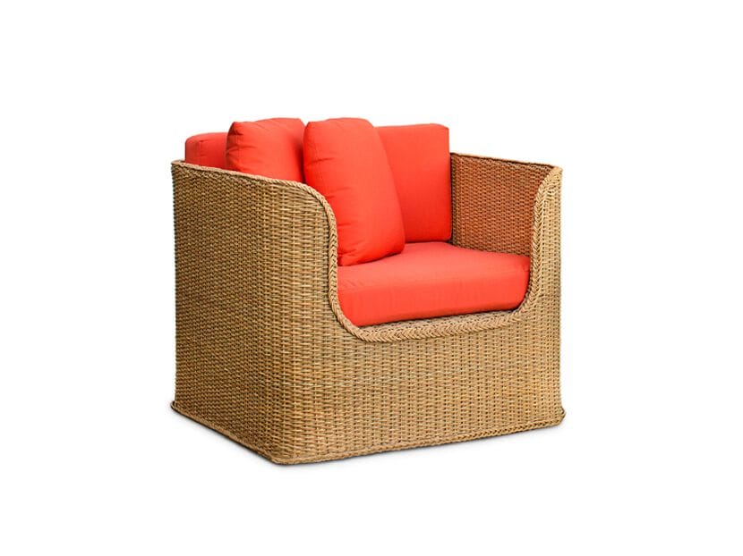 Садовое кресло из смолы с подлокотниками Walters French Braid ARCH-00037590