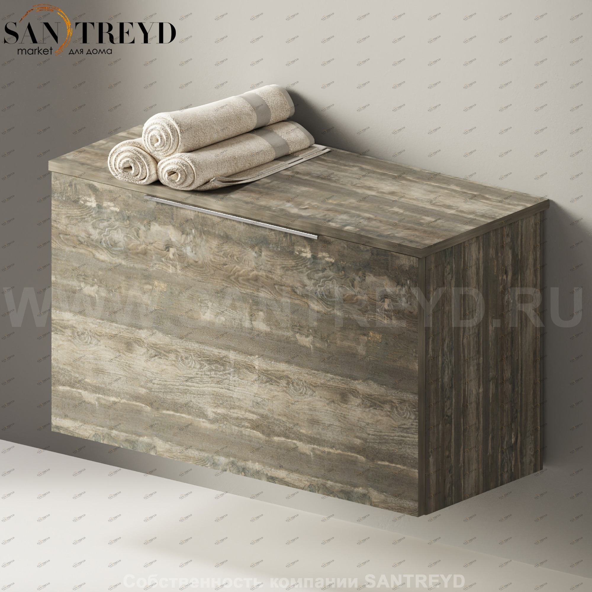 Flaminia BOX Настенная тумба 85 см с 1 ящиком BX426.WE Ceramica Flaminia BX426WE