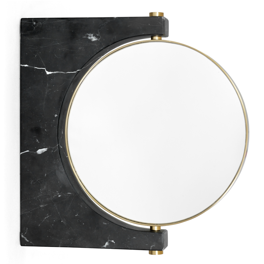 3610539 MENU Мраморное зеркало Пепе, стена Латунь | Черный мрамор  - Вид №3