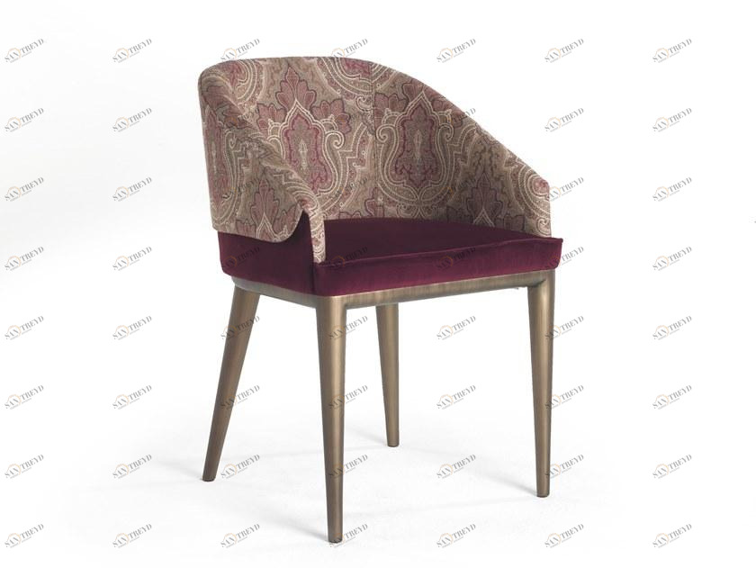 ETRO Home Interiors Мягкое бархатное кресло с подлокотниками  E.pic.132.a 