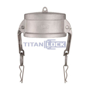 Камлок нержавеющий тип DC, заглушка для ниппеля 6", AISI304, TL600DCSS TITAN LOCK