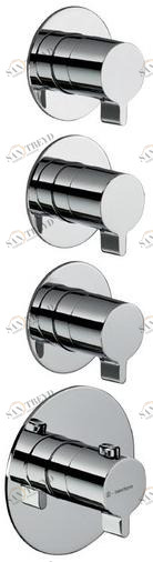 newform Термостатический смеситель для душа Termostatici multiutenza 3 uscite 67620e