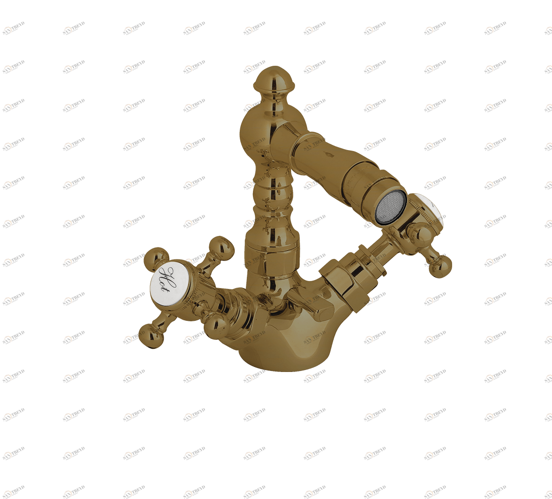 Gentry Home Центр смесителя для раковины до центра два отверстия под смеситель мм Antique Бронза GH101637