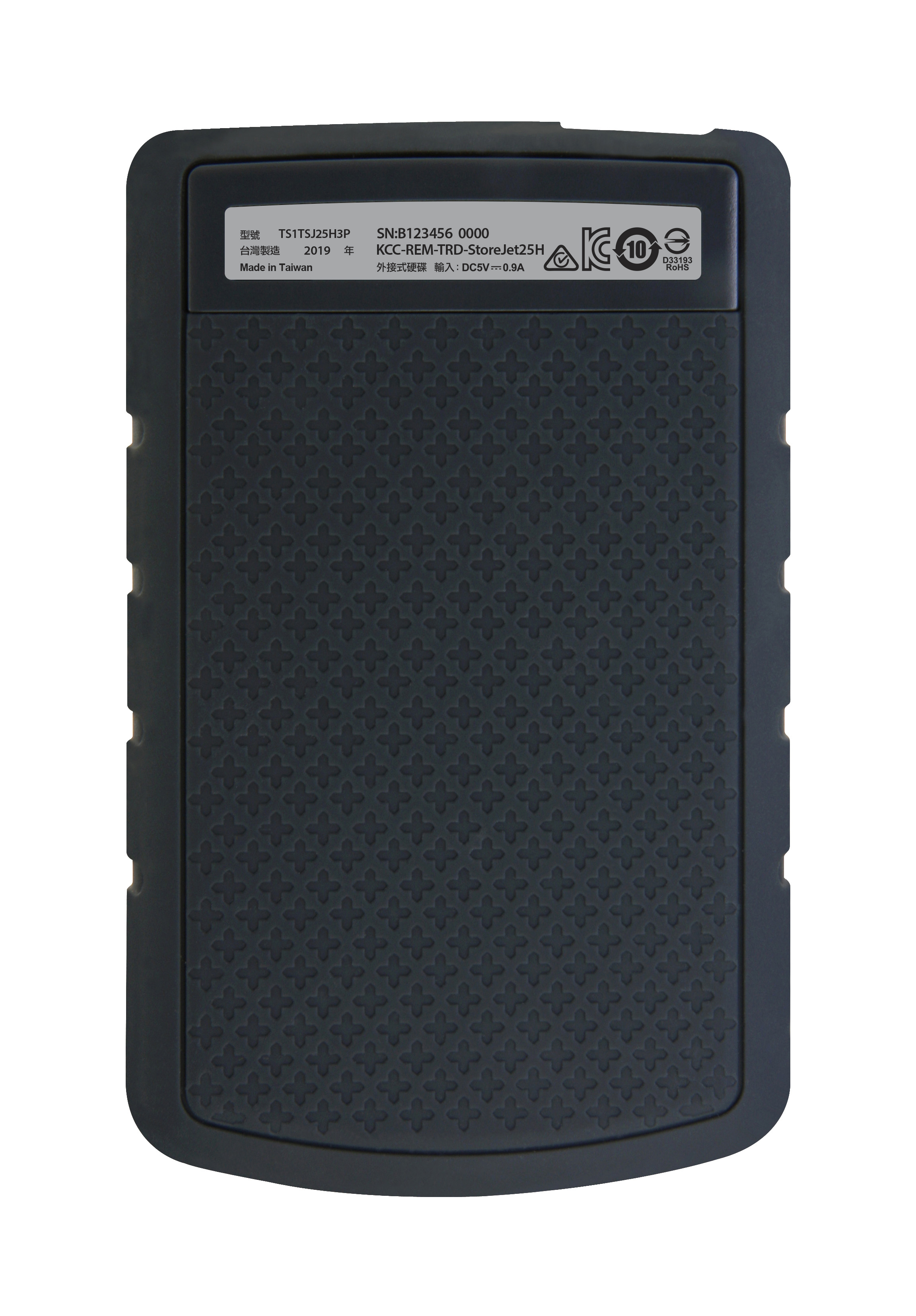 TS1TSJ25H3P usb3.0 1tb storejet 2.5" h series purple (fully rubber cover, one touch backup) Transcend Santreyd  - Вид №3