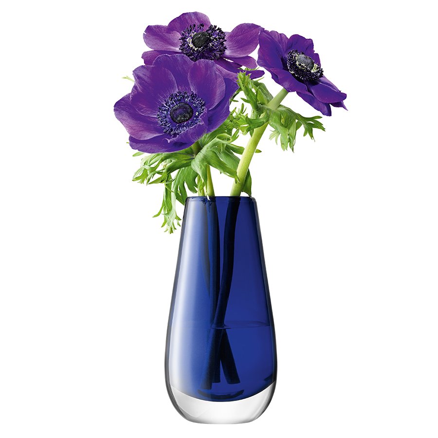 Ваза в форме бутона flower colour 14 см синий LSA INTERNATIONAL - 253389 Синий  - Вид №5