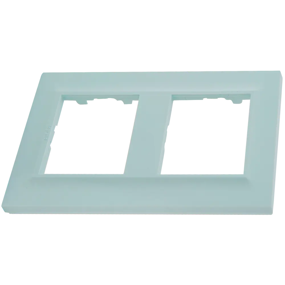 Рамка Legrand Structura для розеток и выключателей, 2 поста, матовая голубая 82064617 STLM-0018607 - Вид №2