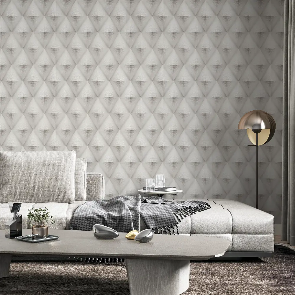 Обои флизелиновые Palitra Home Evolution 2 серые 1.06 м 71842-41 84514630 STLM-2163982 - Вид №2