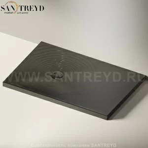 Flaminia WATER DROP Душевой поддон 120 см черный DR120.9017